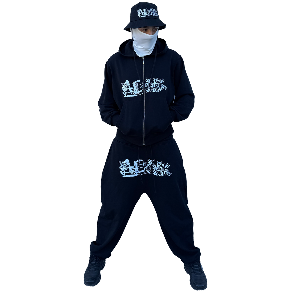 RUNNING MAN SET [BLACK]