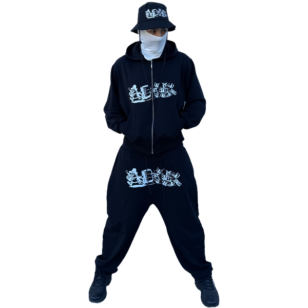 RUNNING MAN SET [BLACK]