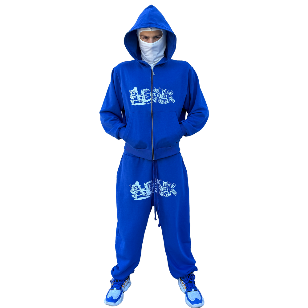 RUNNING MAN SET [NAVY BLUE]