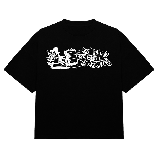 RUNNING MAN T-SHIRT [BLACK]